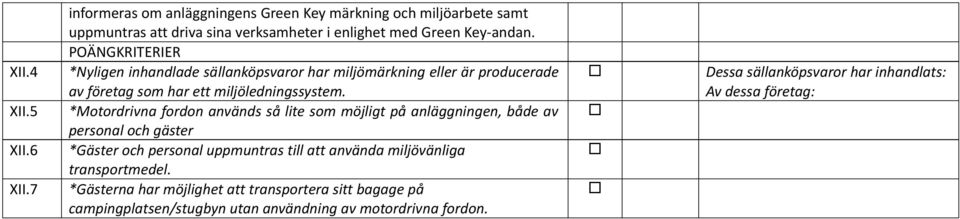 *Nyligen inhandlade sällanköpsvaror har miljömärkning eller är producerade av företag som har ett miljöledningssystem.