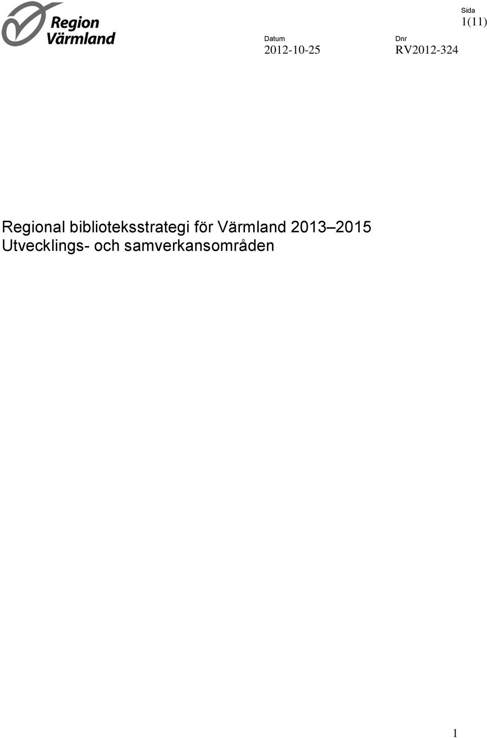 biblioteksstrategi för Värmland