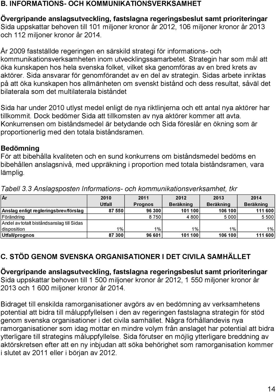 Strategin har som mål att öka kunskapen hos hela svenska folket, vilket ska genomföras av en bred krets av aktörer. Sida ansvarar för genomförandet av en del av strategin.