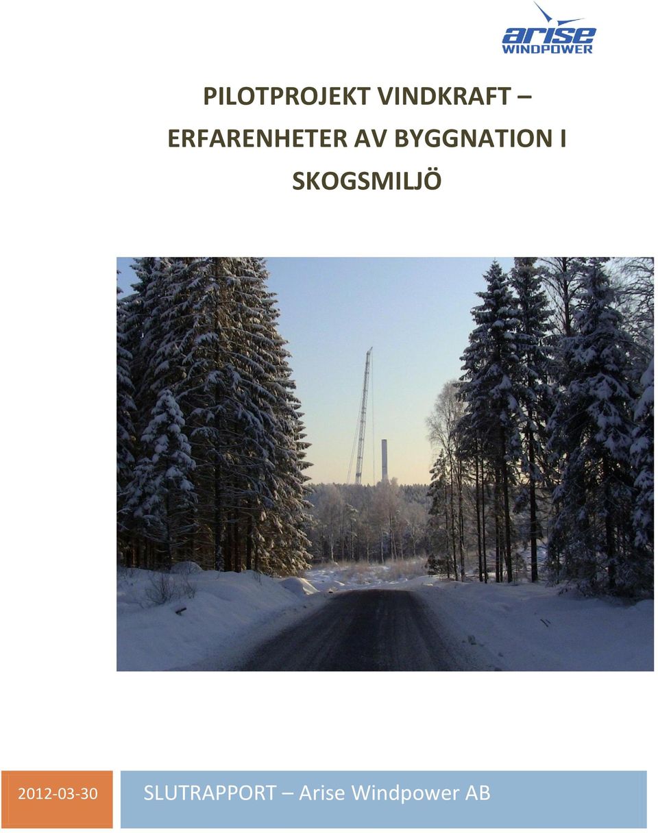 BYGGNATION I SKOGSMILJÖ