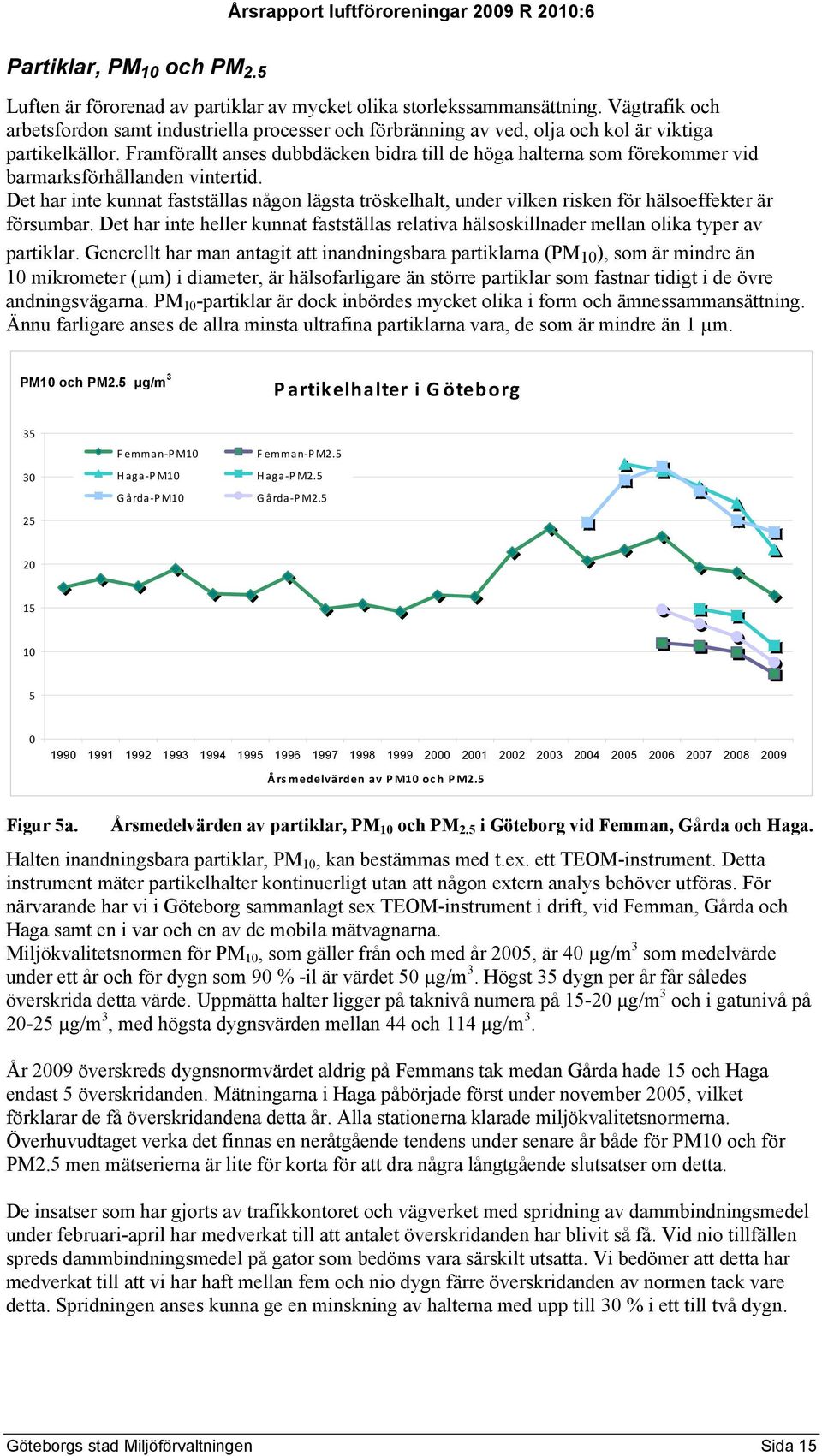 Framförallt anses dubbdäcken bidra till de höga halterna som förekommer vid barmarksförhållanden vintertid.