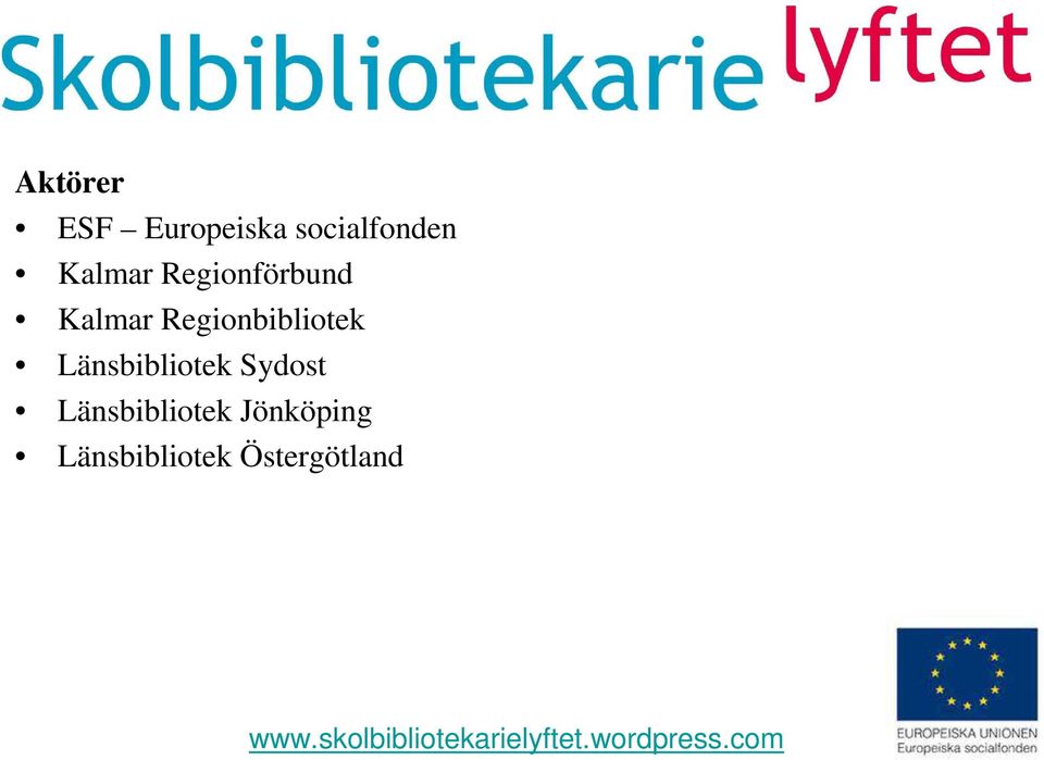 Regionbibliotek Länsbibliotek Sydost