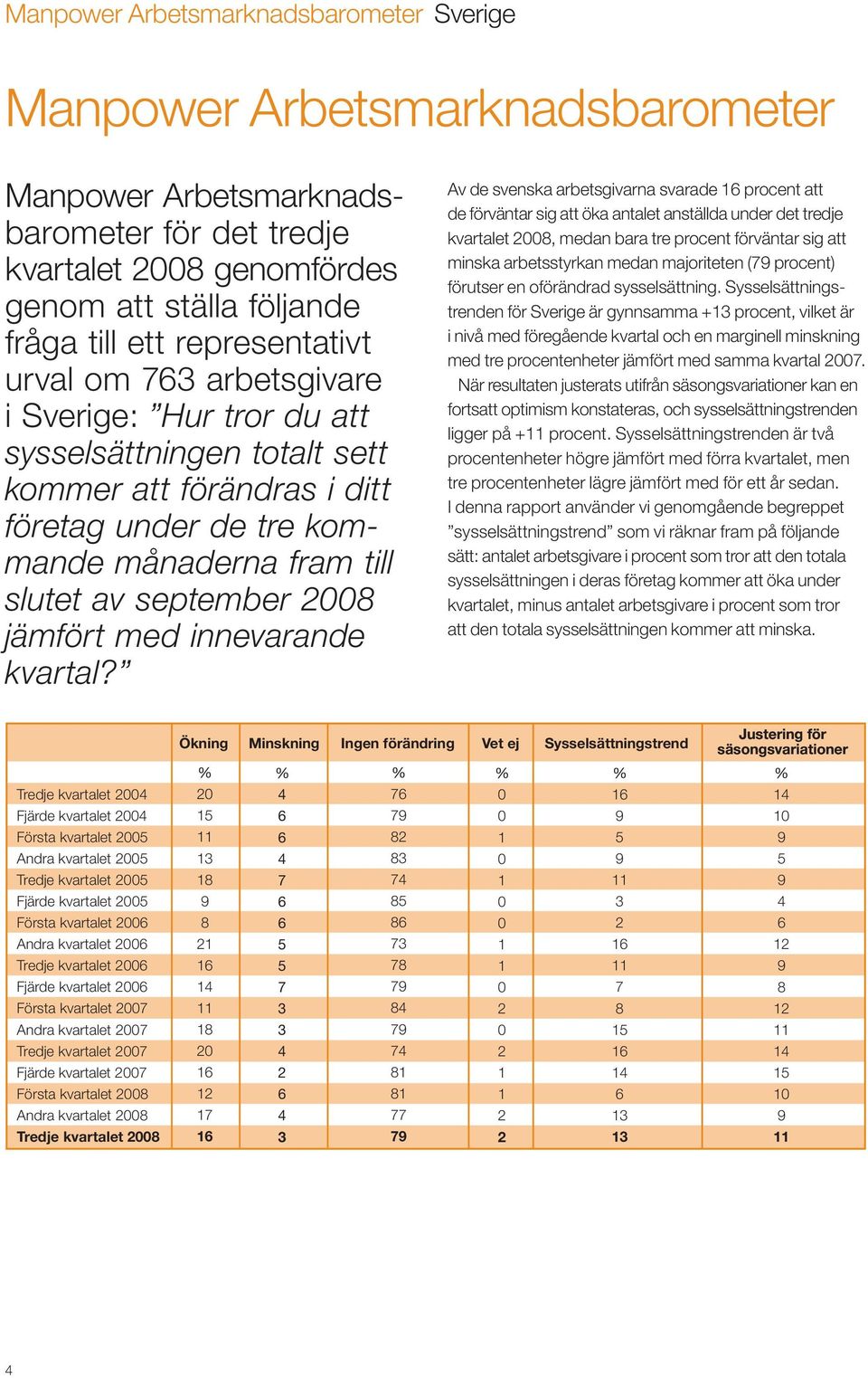 jämfört med innevarande kvartal?