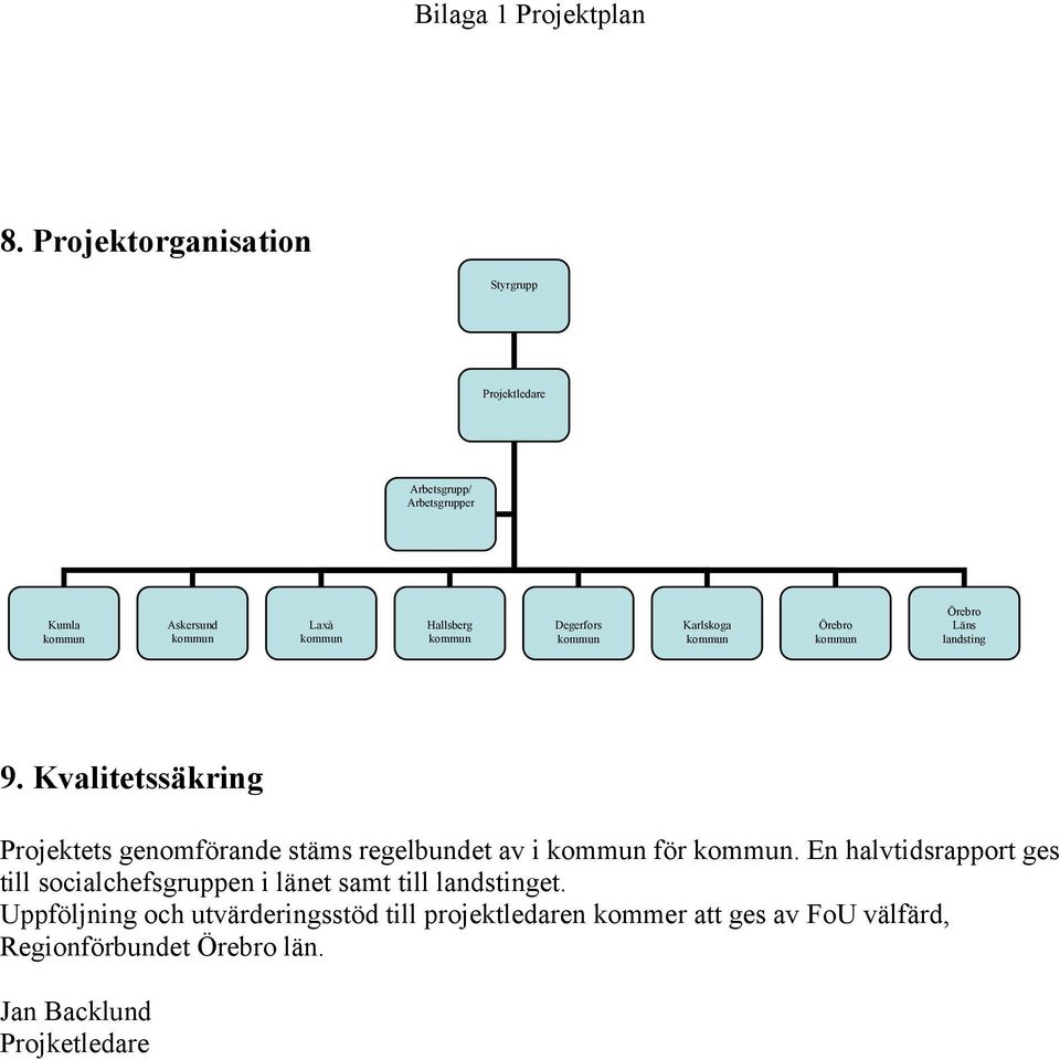 Degerfors kommun Karlskoga kommun Örebro kommun Örebro Läns landsting 9.