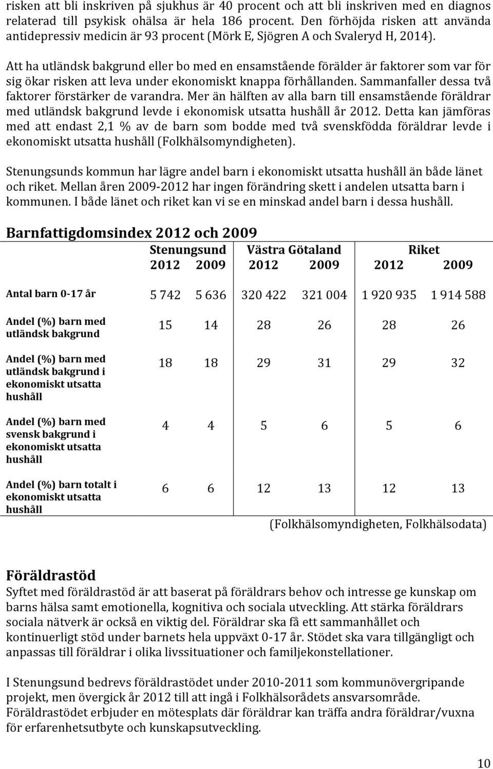 Att ha utländsk bakgrund eller bo med en ensamstående förälder är faktorer som var för sig ökar risken att leva under ekonomiskt knappa förhållanden.