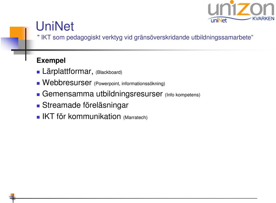 Gemensamma utbildningsresurser (Info kompetens)