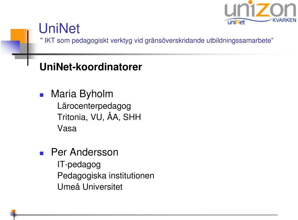 SHH Vasa Per Andersson IT-pedagog