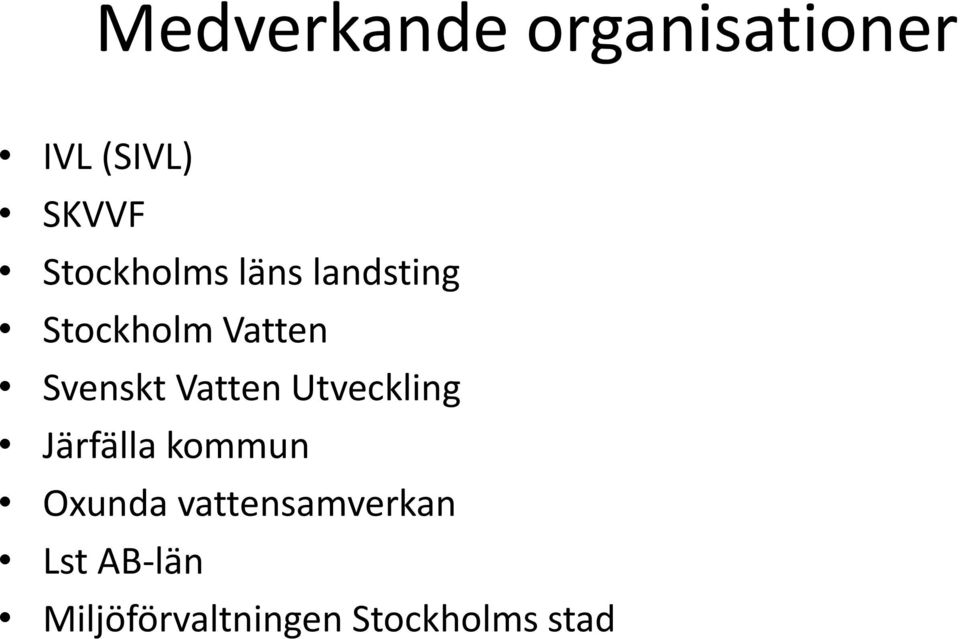 Svenskt Vatten Utveckling Järfälla kommun Oxunda