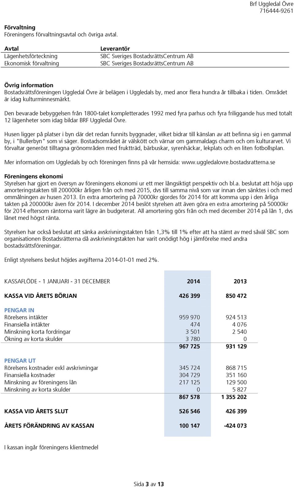 Uggledals by, med anor flera hundra år tillbaka i tiden. Området är idag kulturminnesmärkt.