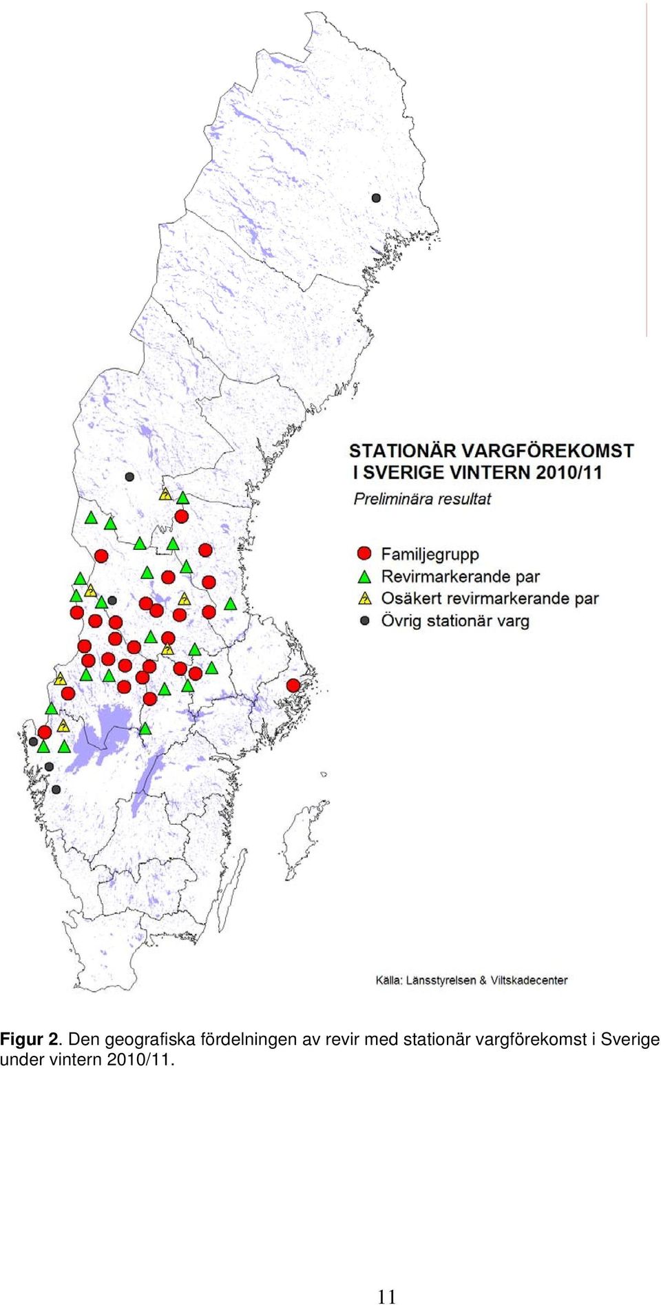 fördelningen av revir med