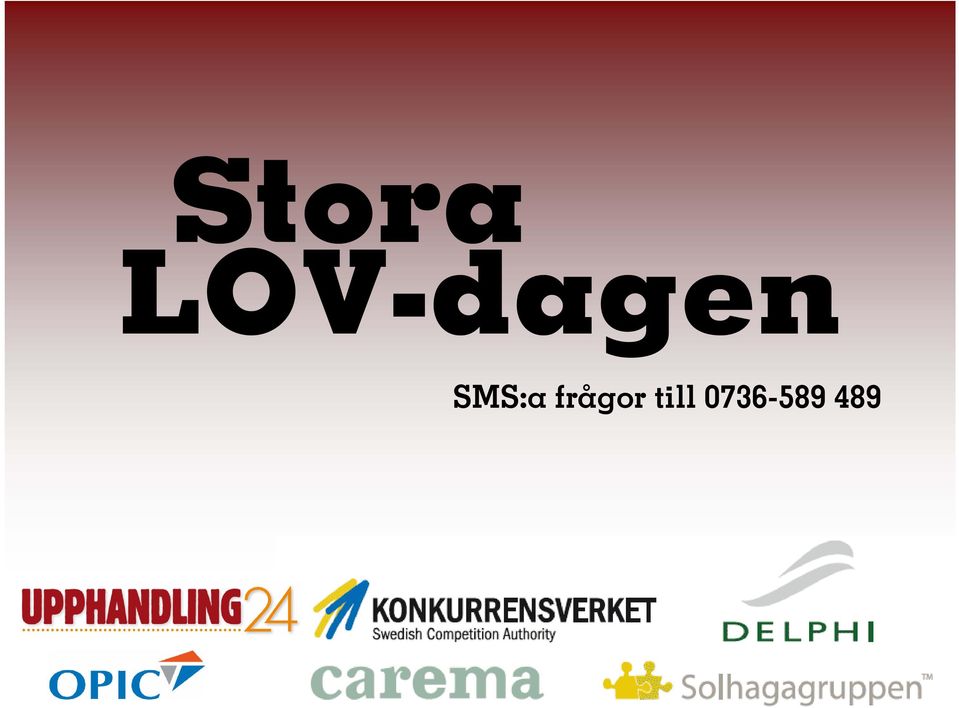 SMS:a frågor