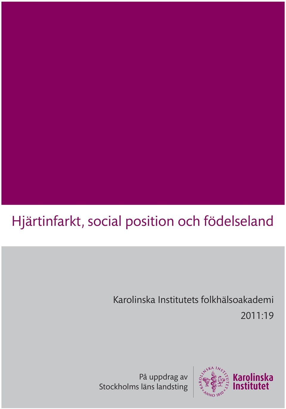 Institutets folkhälsoakademi