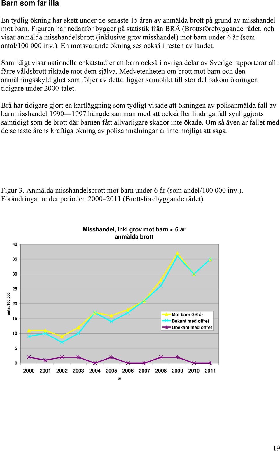 Samtidigt visar nationella enkätstudier att barn också i övriga delar av Sverige rapporterar allt färre våldsbrott riktade mot dem själva.