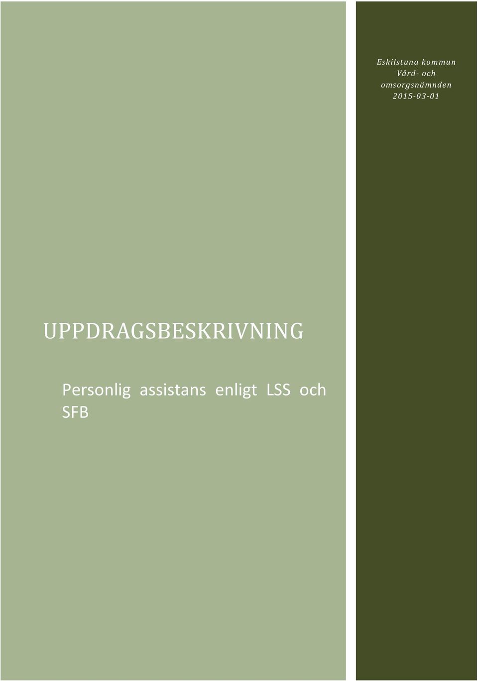 UPPDRAGSBESKRIVNING