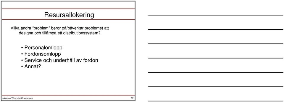 ett distributionssystem?