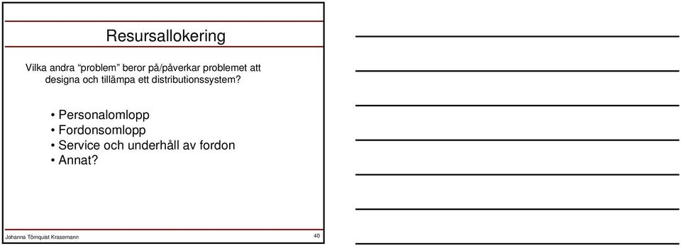 ett distributionssystem?