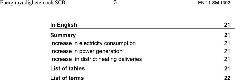 Increase in power generation Increase in district