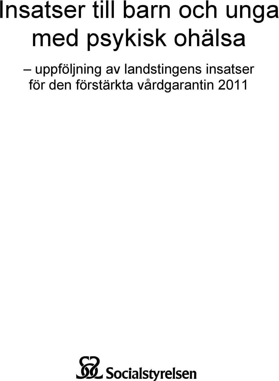 uppföljning av landstingens