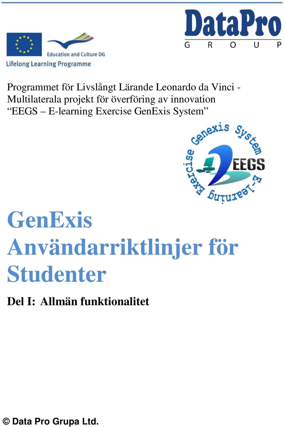E-learning Exercise GenExis System GenExis