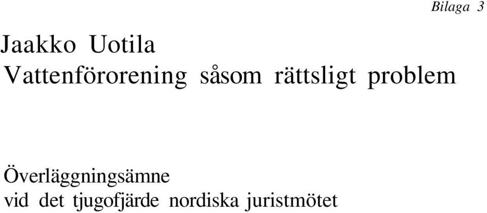 rättsligt problem