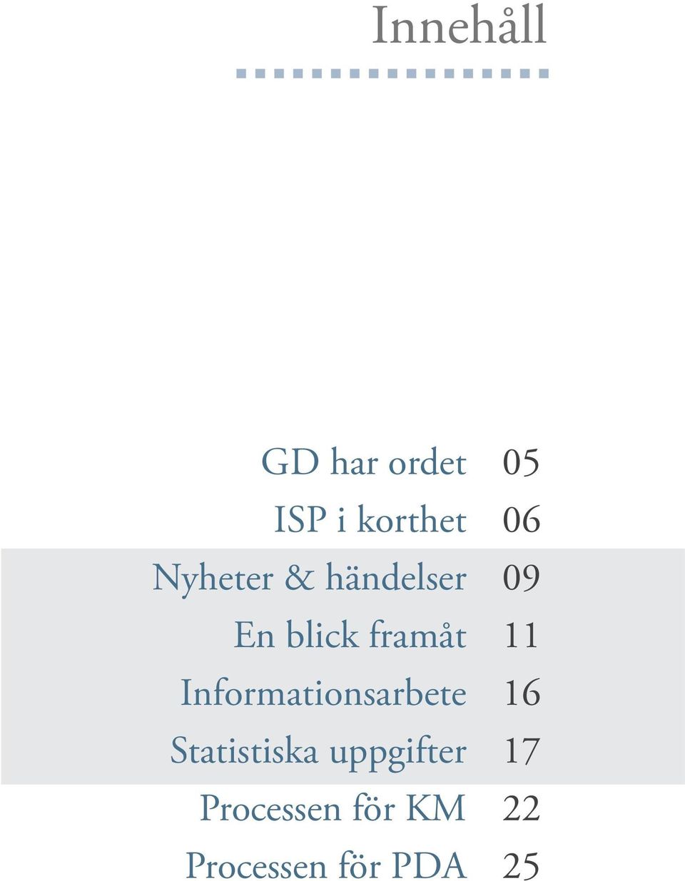 Informationsarbete 16 Statistiska