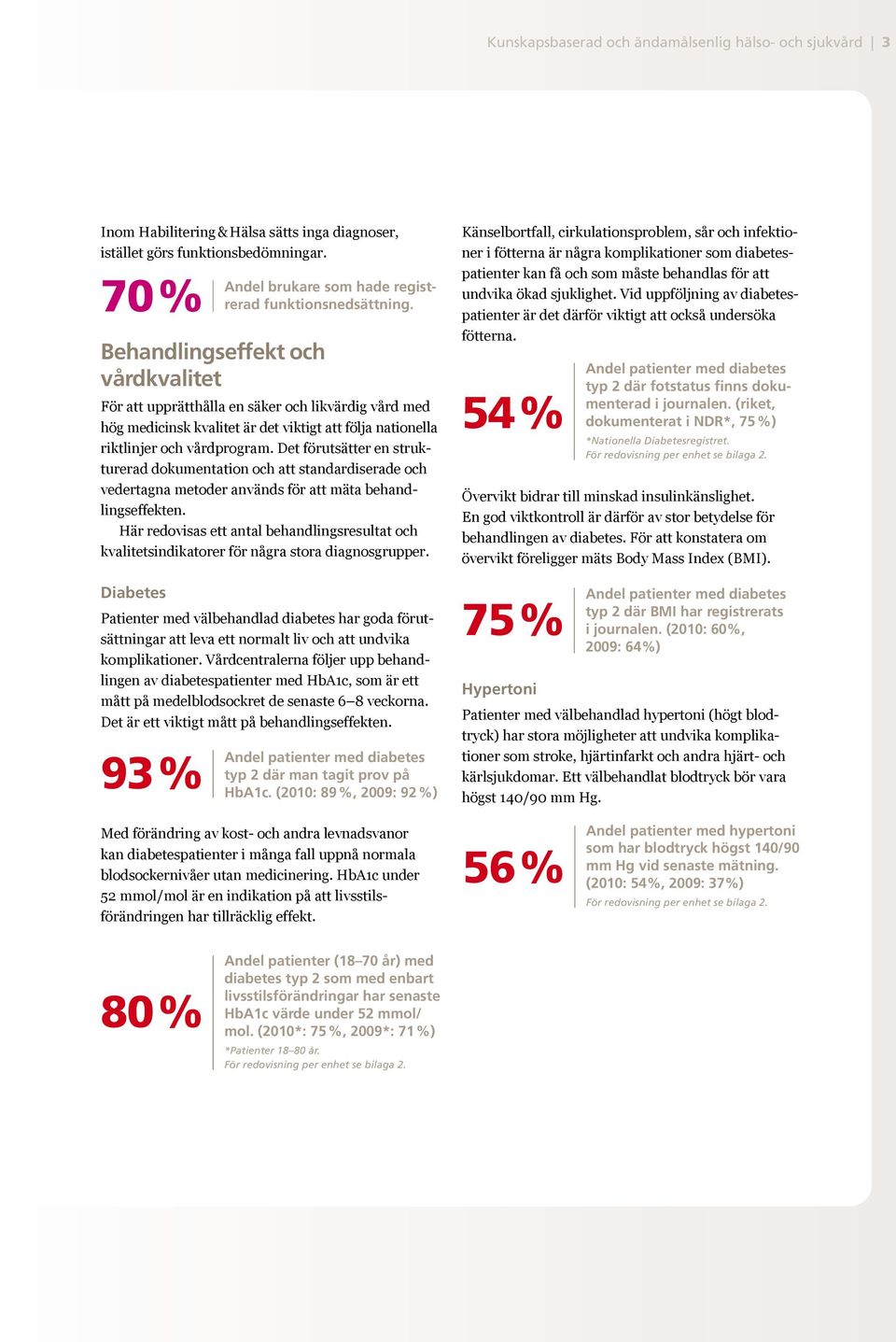 Det förutsätter en strukturerad dokumentation och att standardiserade och vedertagna metoder används för att mäta behandlingseffekten.