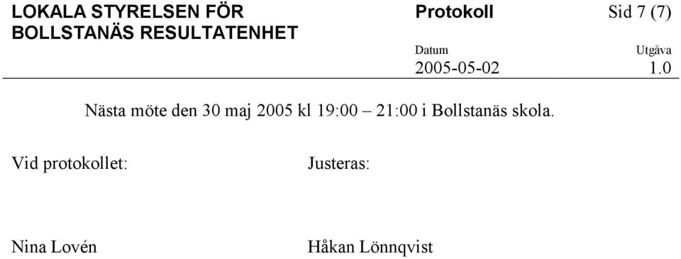 Bollstanäs skola.