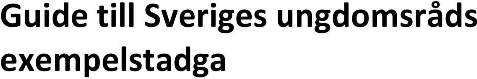 ungdomsråds