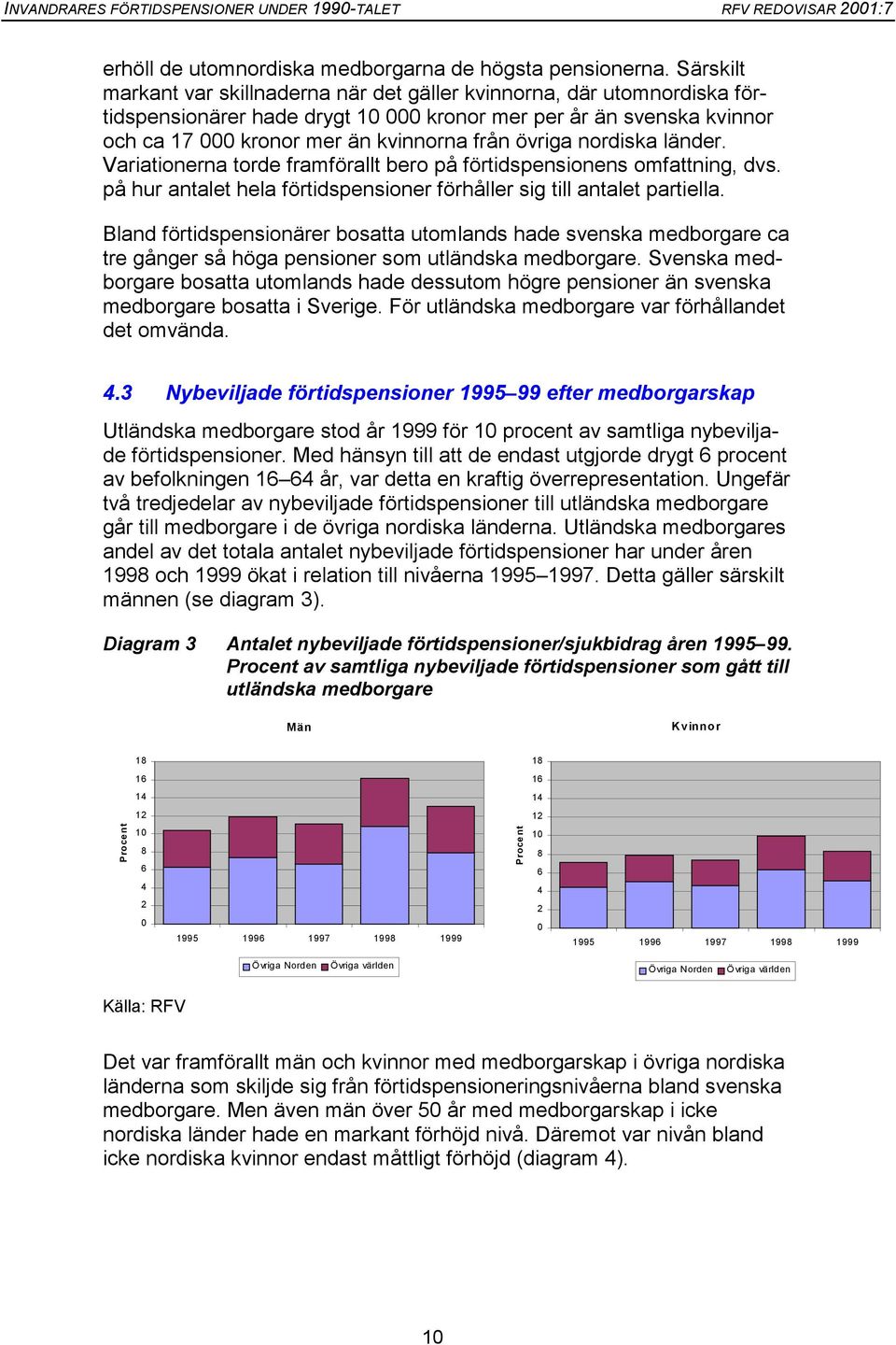 nordiska länder. Variationerna torde framförallt bero på förtidspensionens omfattning, dvs. på hur antalet hela förtidspensioner förhåller sig till antalet partiella.