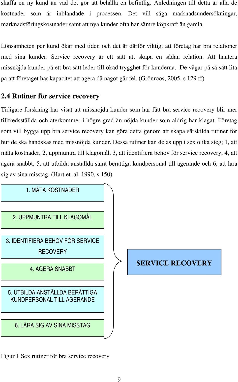 Lönsamheten per kund ökar med tiden och det är därför viktigt att företag har bra relationer med sina kunder. Service recovery är ett sätt att skapa en sådan relation.