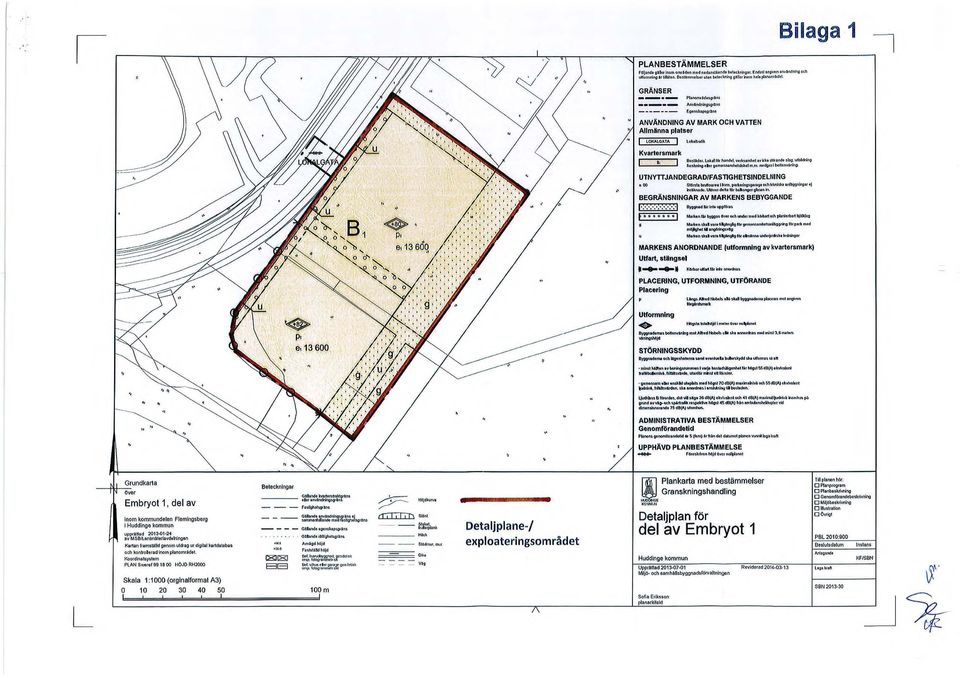 Kvartersmark I 8, I 8oslW". Lakal'61 h;lndt1. verknmhelu kkl siöj,uld, slag. VIbiI<Wng fofsbwog..., llemlmemhthlobl m.m. rwdgnl bomehyllning. UTNynJANDEGRAD/FASTlGHETSINDELNING I 00 St61$1a bmloa't.