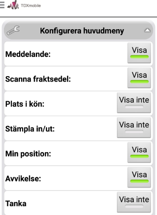 Så här använder du APP:en Så här navigerar du Du klickar dig runt mellan funktioner.