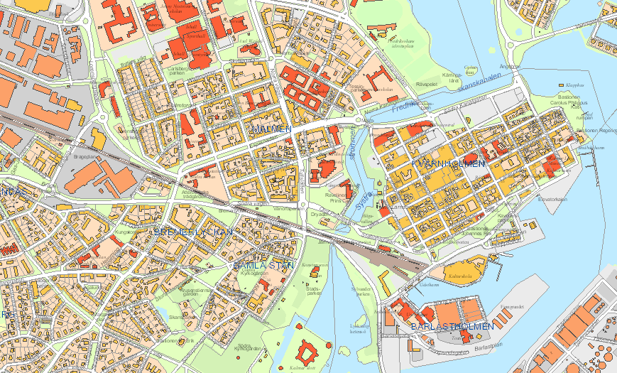 2014-09-01 Falken 4 Gällande detaljplan Området omfattas av Detaljplan FALKEN M.M. PÅ MALMEN 0880K- P98/05 1998-03-19.