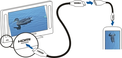 Bilder och videoklipp 69 Skriva ut en bild som du har tagit Du kan skriva ut bilder direkt med en kompatibel skrivare. 1 Anslut enheten till en skrivare i läget Mediaöverföring med en USB-datakabel.