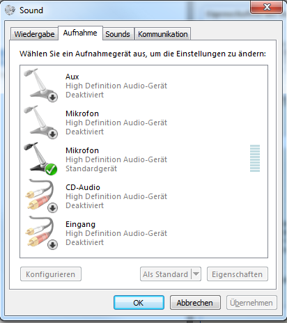 48 sv Visa kamerabilder Bosch Video Management System Kontrollera att mikrofonen är aktiv på ditt ljudkort och att volymen för den inte är 0.