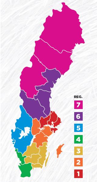 Variationen mellan regioner beror av många faktorer, delvis av långsiktiga förutsättningar där jordmåner och klimat styr vilken produktionsform som dominerar och hur EU-stöden fördelas.