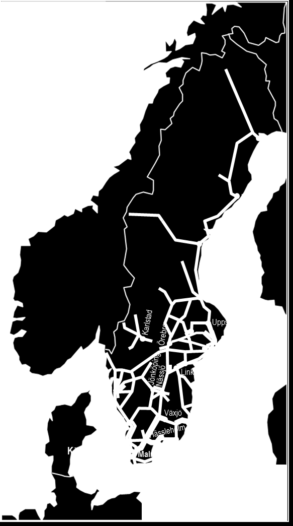 74 mellan Jönköping och Växjö nu enbart går via Nässjö-Alvesta, medan linjen via Värnamo kräver tågbyte.