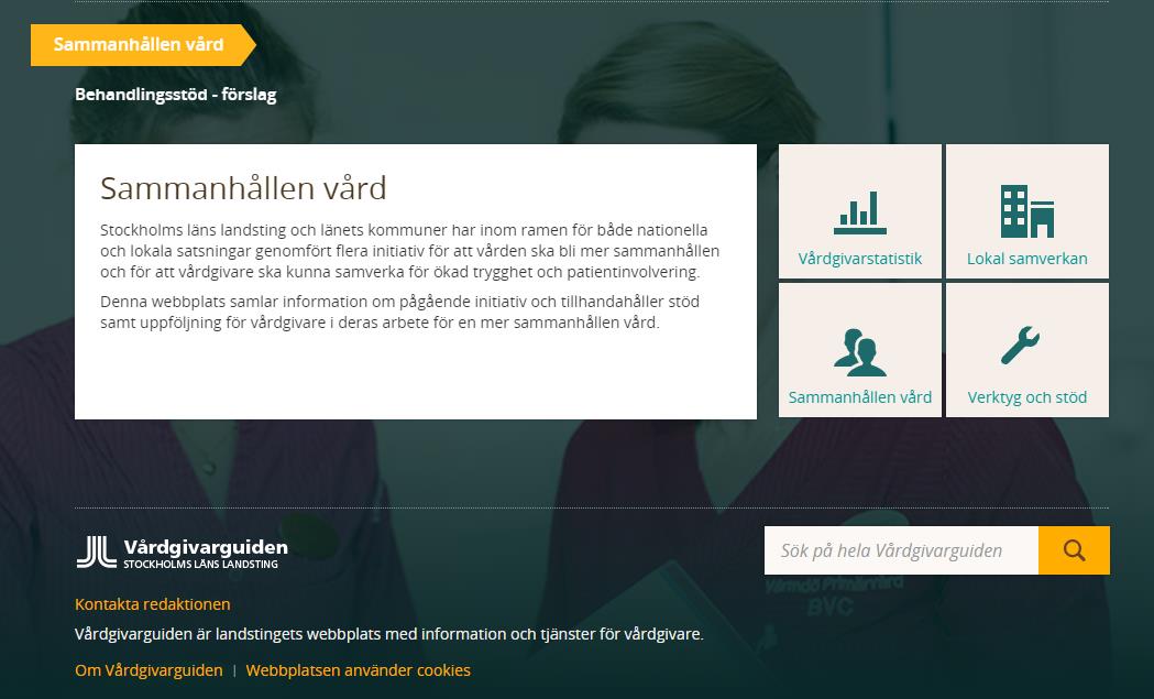 Alla information om sammanhållen vård kommer