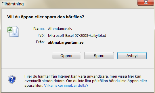 7. Det går också att skriva ut rapporten, klicka på ikonen för skrivare. 4. Min sida 4.1 Min sida - uppgifter om användare Under detta menyval finns dina inmatade uppgifter för dig som användare.