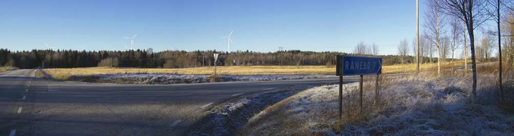 Ill. 22. Fotomontage från väg 163 vid Edsämsdalen, korsning mot Ranebo.