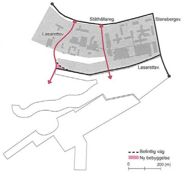 Handläggare Datum Ärendebeteckning Emil Stille 2014-06-02 2013-2405 Orienteringsbild över sökt område Gällande detaljplan För området gäller stadsplan för Lasarettsområdet (0880K-I:366), som anger