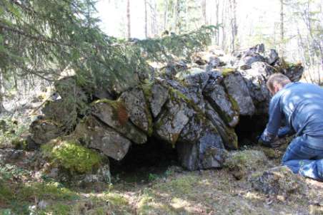 som skulle besökas samt registrera den obrända kalkmilan i Kälom.