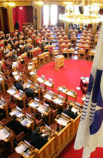 Nordiska rådets presidium är det beslutande organet mellan de årliga sessionerna.