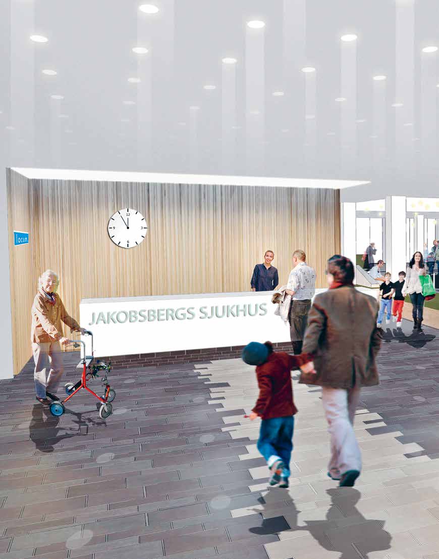Locum gör entré Nu ska nedslitna entréer inom Stockholms läns landstings sjukhus få en välbehövlig ansiktslyftning. Först ut är Jakobsbergs sjukhus.