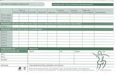 Herbalife har kort. En del använder pärm och kundkort. Några använder dator. Andra har egna system. Kundvård är enkelt!