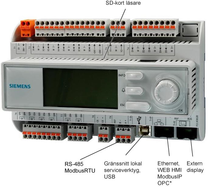 1.3 DUC1; Processenhet med Display och TCP/IP gränssnitt, POL 638.