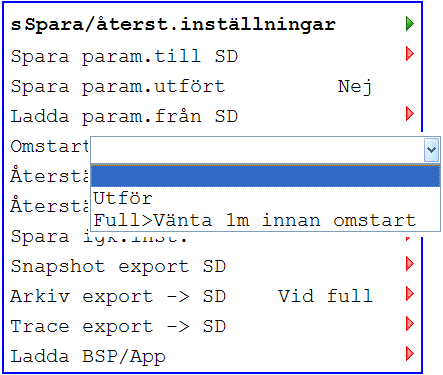 Läge Status lysdiod BUS Inget modem anslutet, eller lysdiodfrånkopplad Släckt Modem anslutet och initierat, men kommunikationen ej aktiv Modem ansluten och kommunikationen är aktiv Modem ansluten men