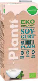 EKOLOGISK SOYGURT Planti. Välj mellan naturell och jordgubb. 750 ml. Jfr-pris 26:67/liter. 10k/st 12)= /st FLYTANDE MARGARIN Milda Culinesse. 5 dl. Jfr-pris 20:-/liter. SYRAD GRÄDDE Arla. Kokbar.