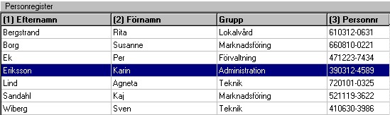 Bläddra mellan de olika fönstren kan man göra med CTRL+TAB förutsatt att minst två fönster är uppe.