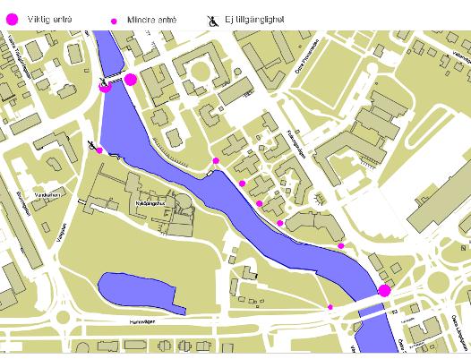 Dnr SHB 13/136 10/43 Etapp 1 Hamnbron-Korsbron Förutsättningar Läge Årummet avgränsas av Hamnbron i söder och av Korsbron i norr.